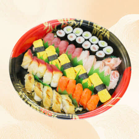 にぎり寿司盛り合わせ｜大曲で会席・オードブル・弁当のテイクアウトとデリバリー